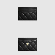  CHANEL 샤넬 카드지갑 캐비어 은장