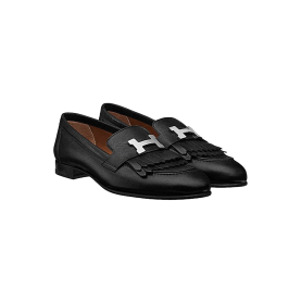  HERMES 에르메스 H 튈르리 블로퍼 단화 블랙