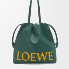 LOEWE 로에베 플라멩코 로고 토트 나파 카프스킨