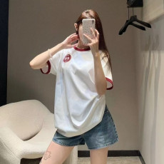 GUCCI 구찌 배색 자수티셔츠 2COLOR