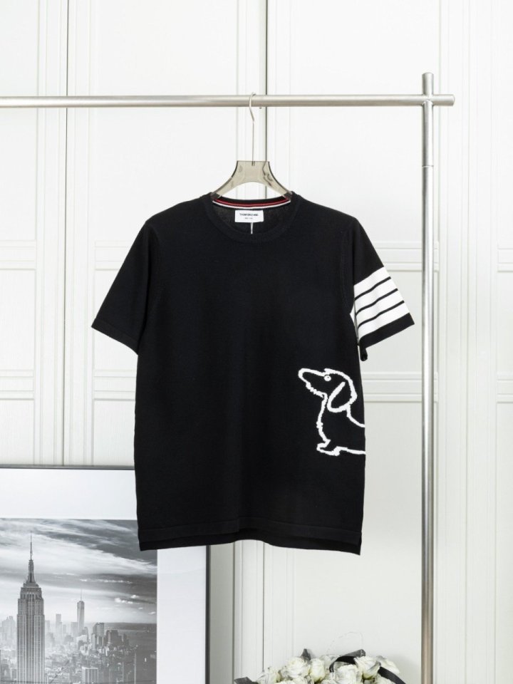 THOM BROWNE 톰브라운 도그 4선완장 니트 2COLOR