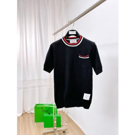 THOM BROWNE 톰브라운 3선 라운딩 포켓니트 2COLOR