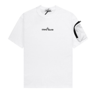 STONE ISLAND 스톤아일랜드 소매 포켓 티셔츠 2COLOR
