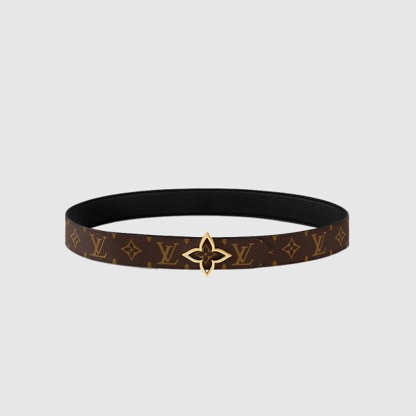 LOUIS VUITTON 루이비통 슬림 플라워 리버서블 벨트 M8899U (금장/은장/흑장)