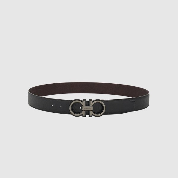 FERRAGAMO 페레가모 가길이 조절이 가능한 리버서블 간치니 벨트 67A254