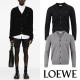 LOEWE 로에베 신상 아나그램 자수 울 가디건