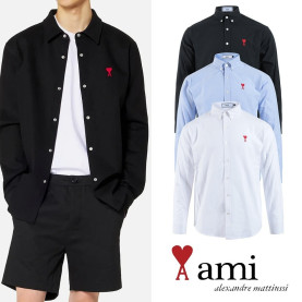 AMI 아미 드 꾀흐 옥스포드 셔츠