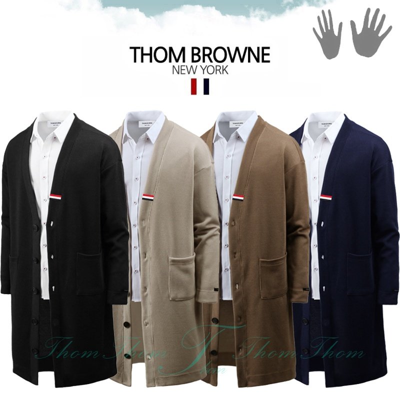 ●11월 판매 11위● THOM BROWNE 톰브라운 빅 오버핏 롱가디건