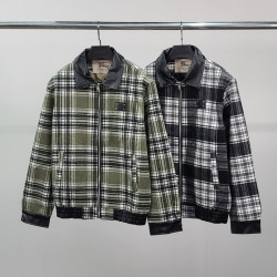 BURBERRY 버버리 캐시미어 레더 재킷