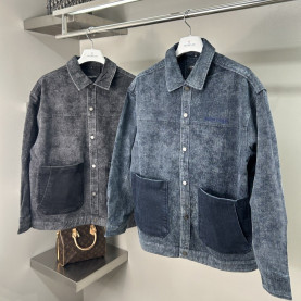 BALENCIAGA 발렌시아가 포켓자수 청자켓