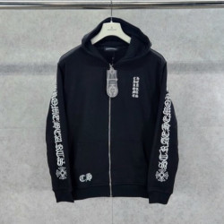 CHROME HEARTS 크롬하츠 세로 로고 후드집업