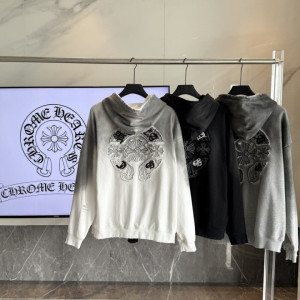 CHROME HEARTS 크롬하츠 빈티지 더티 후드티
