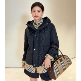 BURBERRY 버버리 누빔 후드 자켓