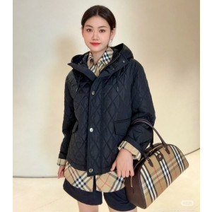 BURBERRY 버버리 누빔 후드 자켓