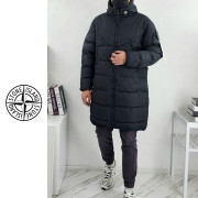 STONE ISLAND 스톤아일랜드 와펜 로고 크링 클랩스 롱패딩