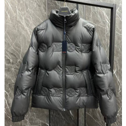 LOUIS VUITTON 루이비통 모노그램 퀄티드 블루종 패딩 자켓