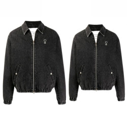 AMI 아미 흑청 데님 자켓