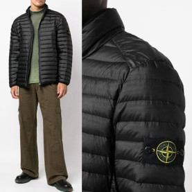STONE ISLAND 스톤아일랜드 와펜포인트 경량 패딩