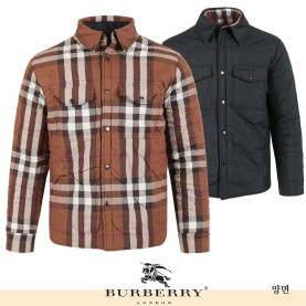 BURBERRY 버버리 노바 체크 리버시블(양면) 누빔 자켓
