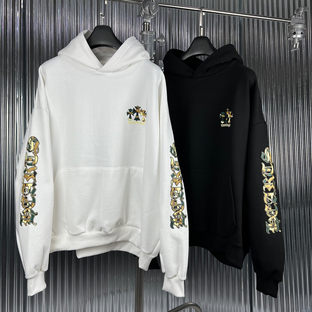CHROME HEARTS 크롬하츠 카모 후드