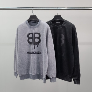 BALENCIAGA 발렌시아가 플로우 피그먼트 맨투맨