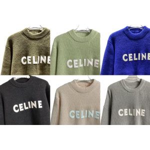 CELINE 셀린느 로고 패치 니트