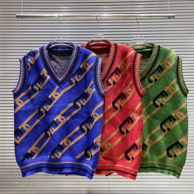 FENDI 펜디 모티프 니트 베스트