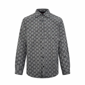 GUCCI 구찌 깅엄 코튼 자카드 셔츠