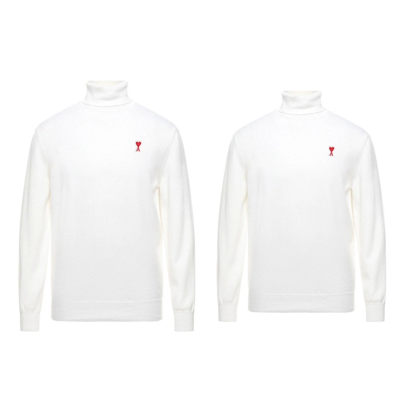 AMI 아미 스몰패치 터틀넥 2COLOR