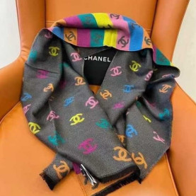 CHANEL 샤넬 울 캐시미어 머플러