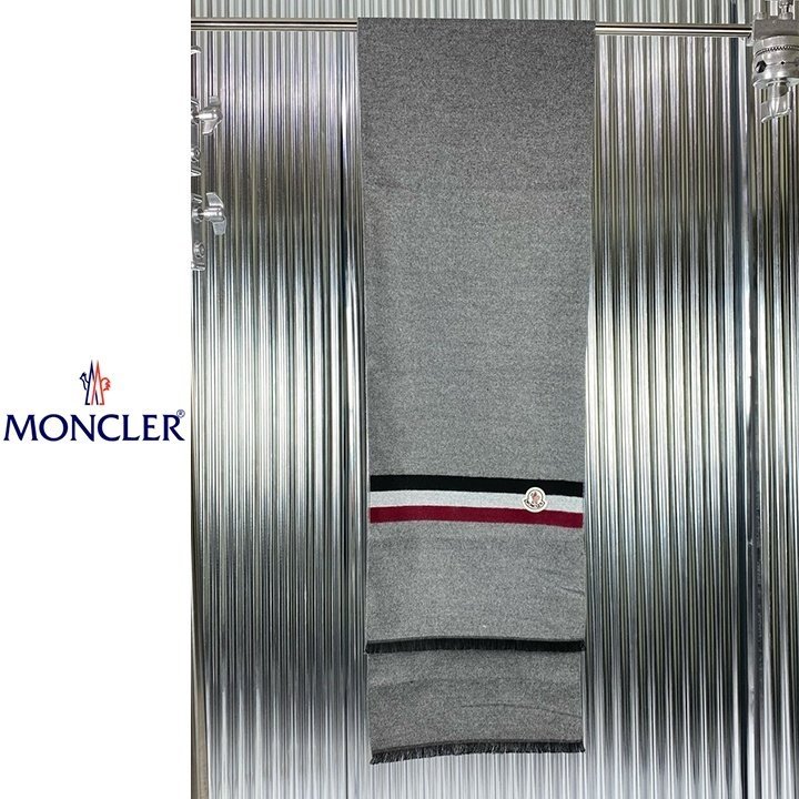 MONCLER 몽클레어 삼색라인 포트 머플러