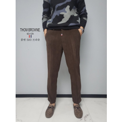 THOM BROWNE 톰브라운 기모 코듀로이 매직밴드 팬츠