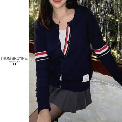 THOM BROWNE 톰브라운 테잎라인 니트 가디건 3COLOR