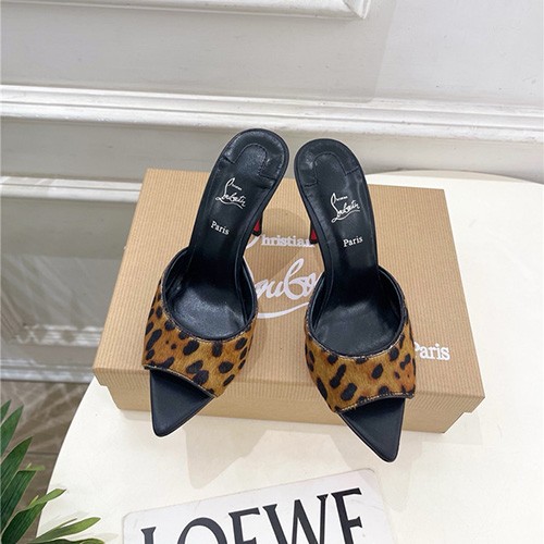 CHRISTIAN LOUBOUTIN 크리스찬루부탱 여성용 슬리퍼 (굽높이10CM) C37811 2COLOR