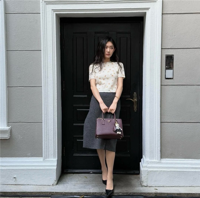 PRADA 프라다 사피아노 갤러리아 미디움 토트백 1BA863