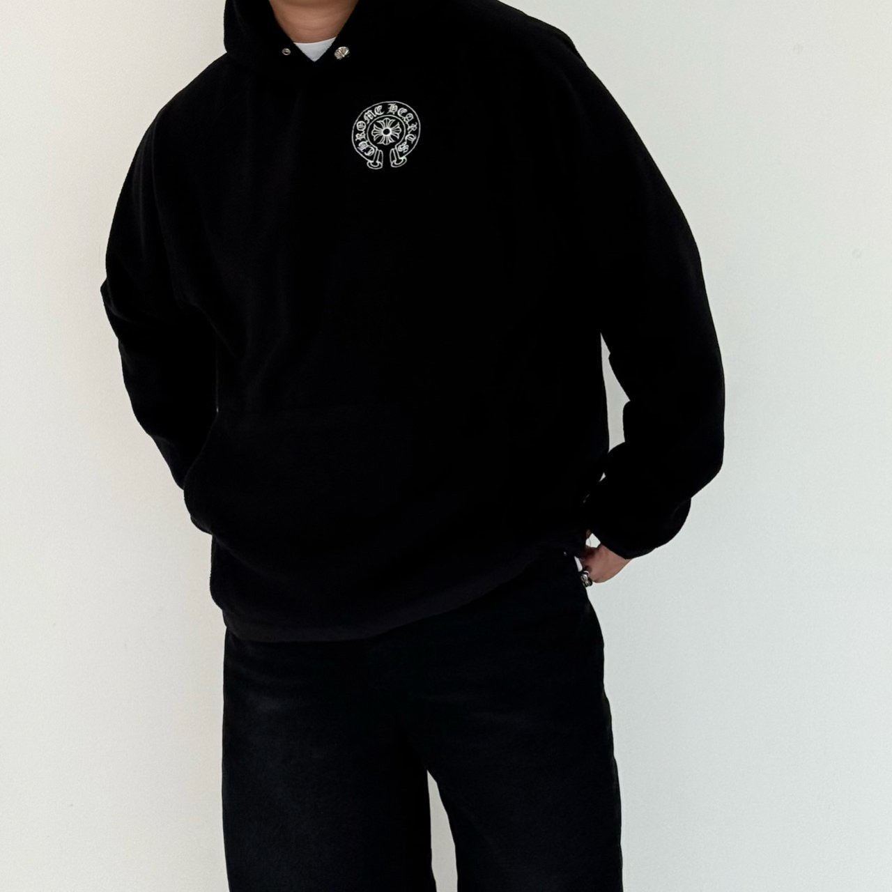 CHROME HEARTS 크롬하츠 플리스 후드