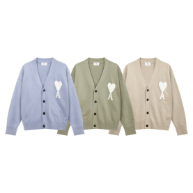 AMI 아미 8158 빅 하트 가디건