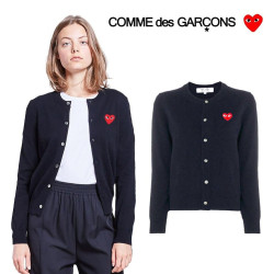 COMME DES GARCONS 꼼데가르송 라운드 여성용 가디건 3COLOR