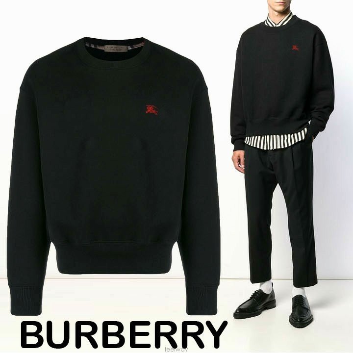 BURBERRY 버버리 홀스 로고 자수 커플 맨투맨