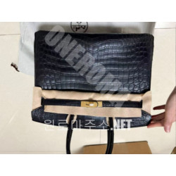 김*현 고객님 에르메스 버킨35 크로커다일 금장 악어가죽