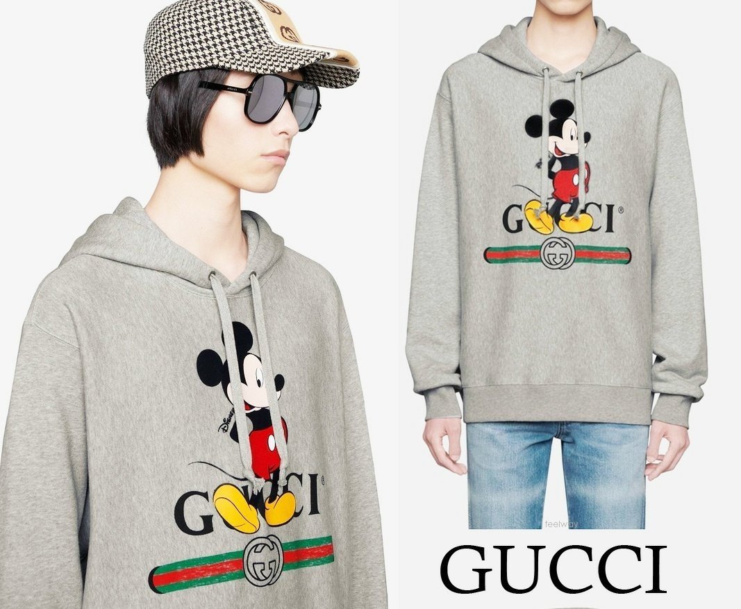 GUCCI 구찌 디즈니 미키마우스 커플 후드티