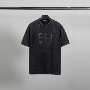 BALENCIAGA 발렌시아가 플로우 피그먼트 반팔티