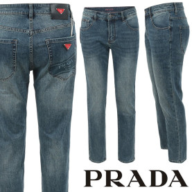 ●3월 판매 20위● PRADA 프라다 레드 삼각로고 슬림 일자진