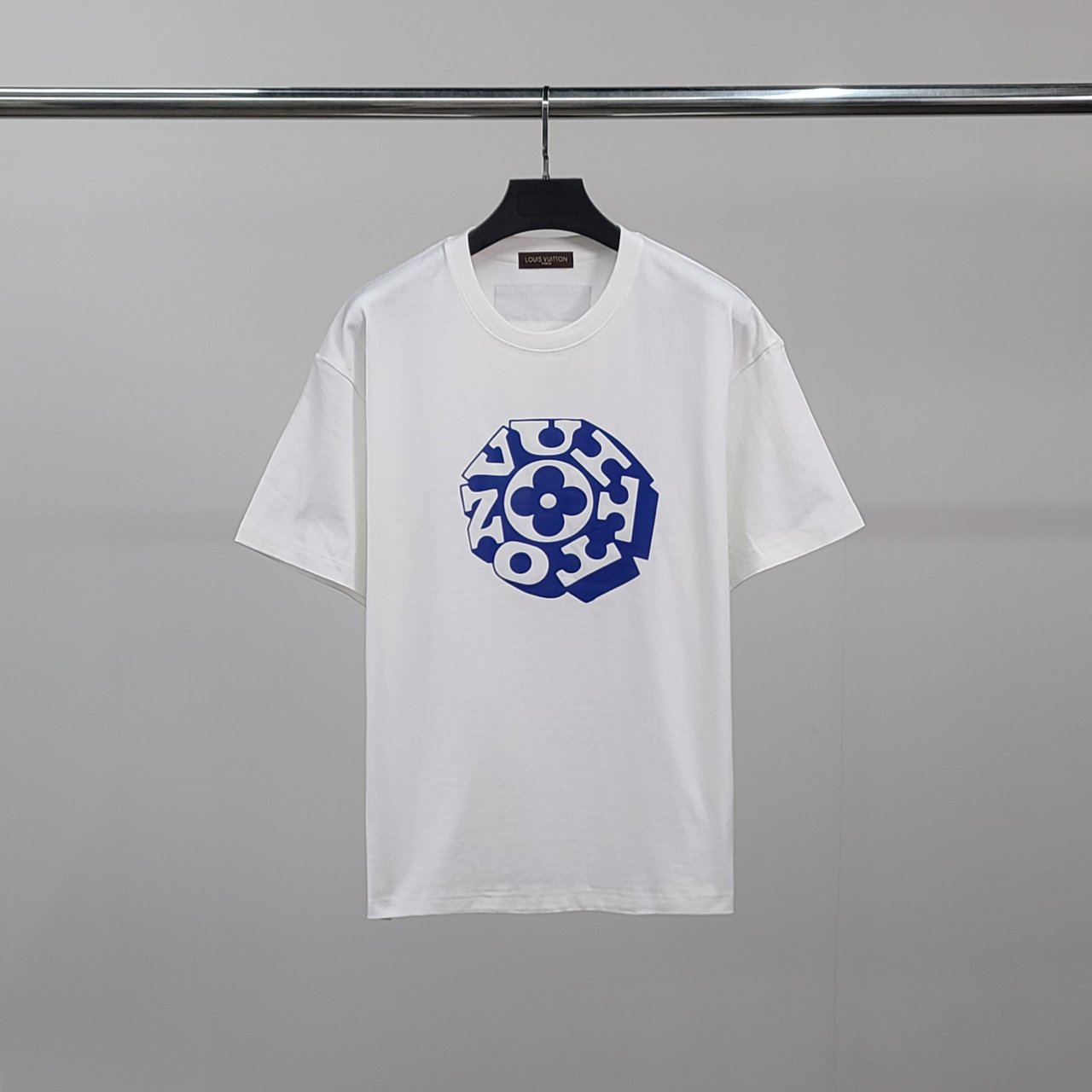 LOUIS VUITTON 루이비통 블루서클 코튼 반팔티