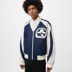 LOUIS VUITTON 루이비통 플라워 믹스 레더 테디 바시티 자켓