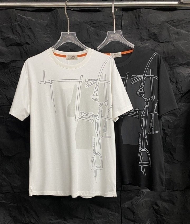 HERMES 에르메스 그래피티 실켓 반팔