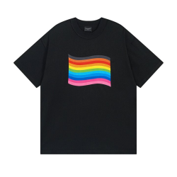 BALENCIAGA 발렌시아가 23136 레인보우 구제 워싱 반팔