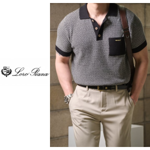 LOROPIANA 로로피아나 니트 반팔 3COLOR