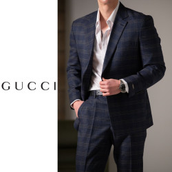 GUCCI 구찌 투스체크 정장 세트