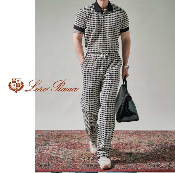 LOROPIANA 로로피아나 올드머니 클래식 트레이닝 셋업 2COLOR